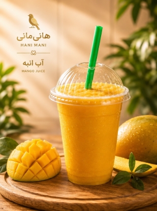 تصویر  شیر انبه و موز
